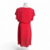 ATMOS & HERE Plus Size 22 Coral Red Ruffle Spotty Chic Maxi Dress